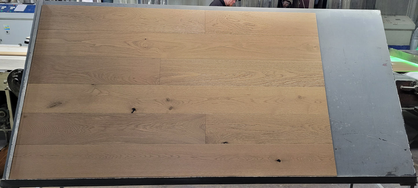 Prefinished Engineered " Euro White Oak" 1/2" x 7 1/2" x 2'to75"-3 colors $ 7.00 s/ft Free Delivery !
