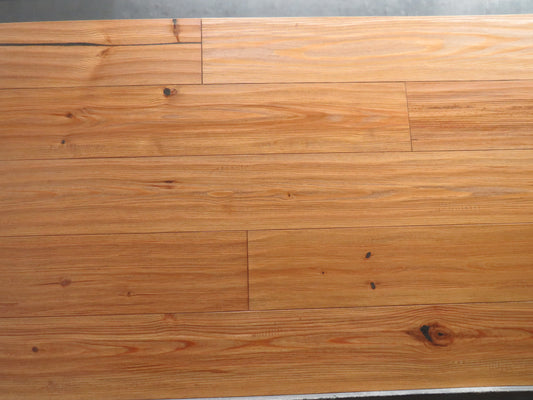 Prefinished engineered Heart Pine Hand-scraped Flooring 1/2" 7" $ 4.95 s/ft Delivered !