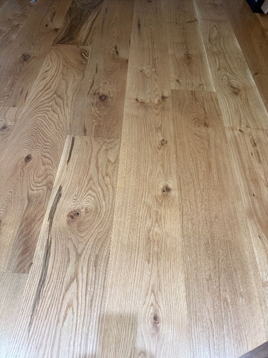 5 "x 3/4" Un-finished Solid White Oak Live Sawn  2'-10' lengths $ 5.00 + S/H WOW !